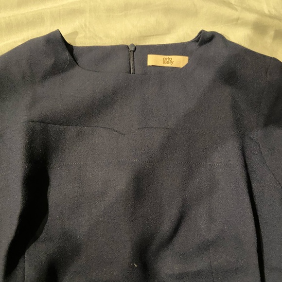 Orla Kiely Navy Wool Dress Size 2 - Picture 4 of 6